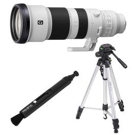 Bundle - Sony - FE 400-800mm f/6.3-8 G OSS Lens, w/Takama 3-Sec Tripod, Lens Cleaner