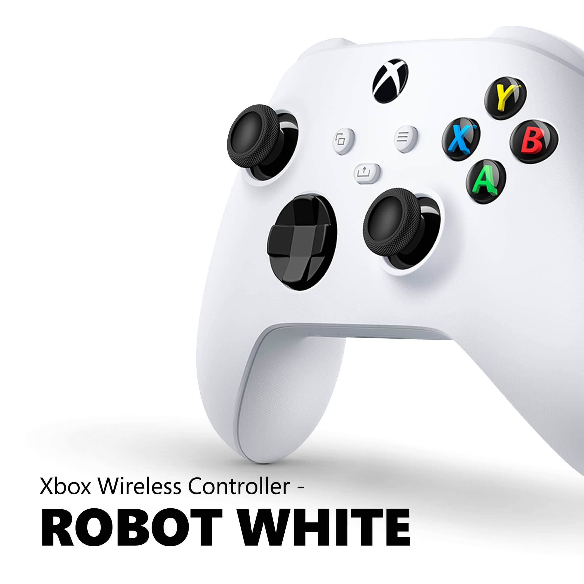 The text on the image reads: "Xbox Wireless Controller - Robot White."