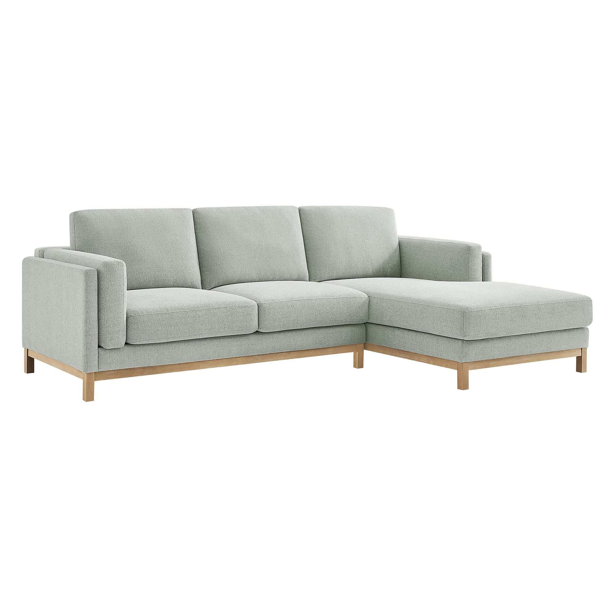 Roscoe Right-Facing Fabric Sectional Sofa with Chaise by Modway - Mist price history on PriceWatchPro