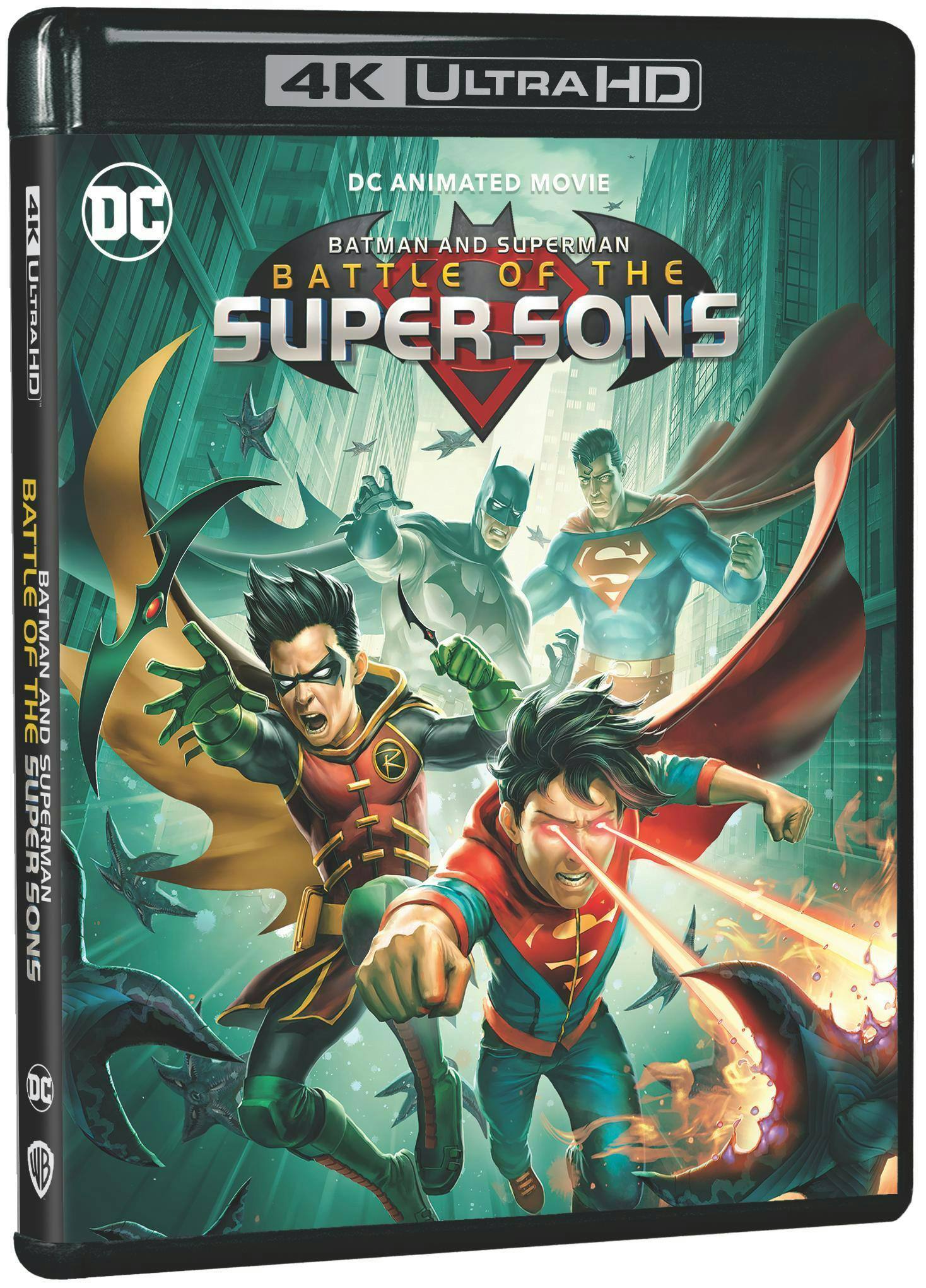 Angle. Batman and Superman: Battle of the Super Sons   - 4K Blu-Ray.