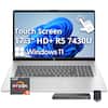 Touch Screen 17.3" HD+ R5 7430U Windows 11
AMD RYZEN 5