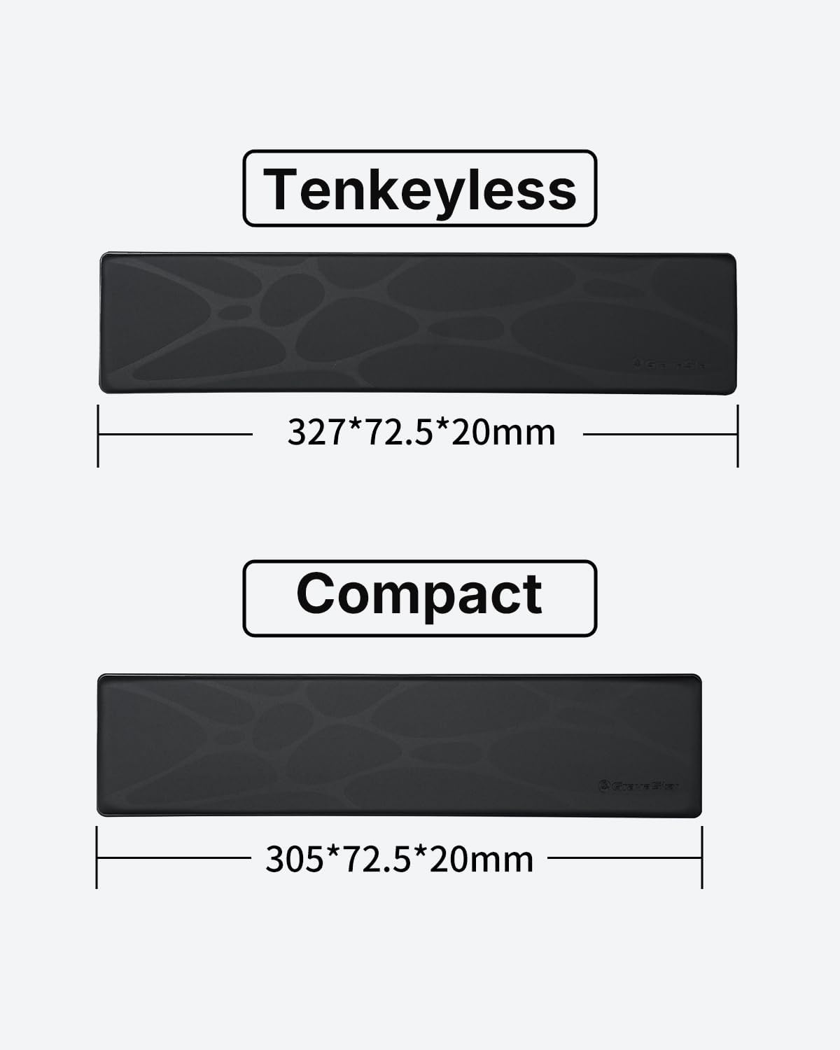 Tenkeyless 327*72.5*20mm Compact 305*72.5*20mm