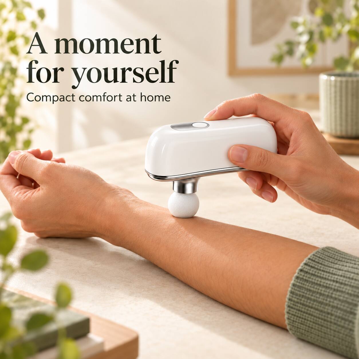 A moment for yourself  
Compact comfort at home