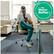 Left. Floortex - Floortex BioPlus Eco Friendly Carbon Neutral Chair Mat for Low / Medium Pile Carpets up to 1/2" thick - 35" x 47" - Clear.