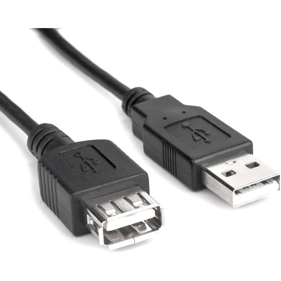 Alt View 2. Rocstor - 6FT/2M USB 2.0 EXTENSION CABLE USB 2.0 TYPE A TO TYPE A F/M BLACK.