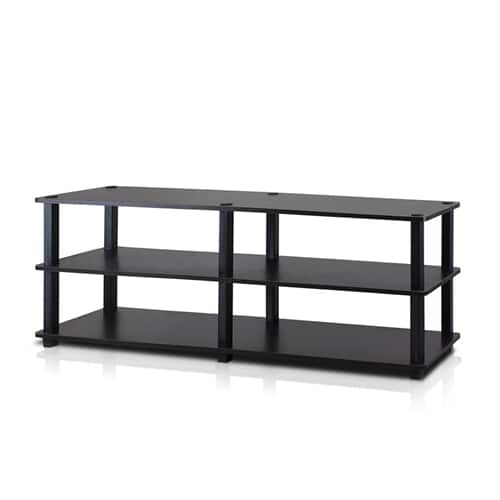 SlickBlue - 3-Level Shoe Rack Modern Style Holds Up to 18 Pairs - Espresso Black