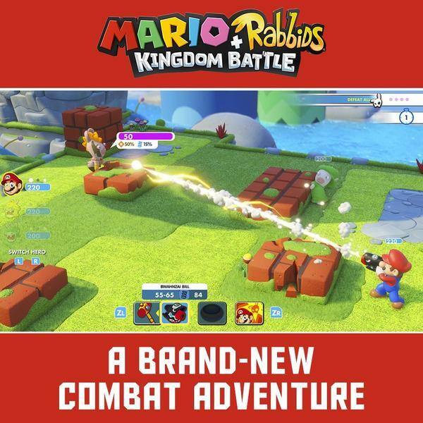 MARIO + RABBIDS KINGDOM BATTLE

A BRAND-NEW COMBAT ADVENTURE