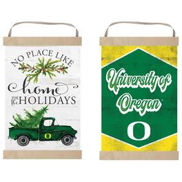 Jardine - Oregon Ducks 12" x 20" Reversible Banner Sign - White