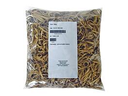 Alliance - Postal Multi-Purpose #64 Rubber Bands, 3-1/2" x 1/4", 2125/Pack (2464306) - Natural Crepe
