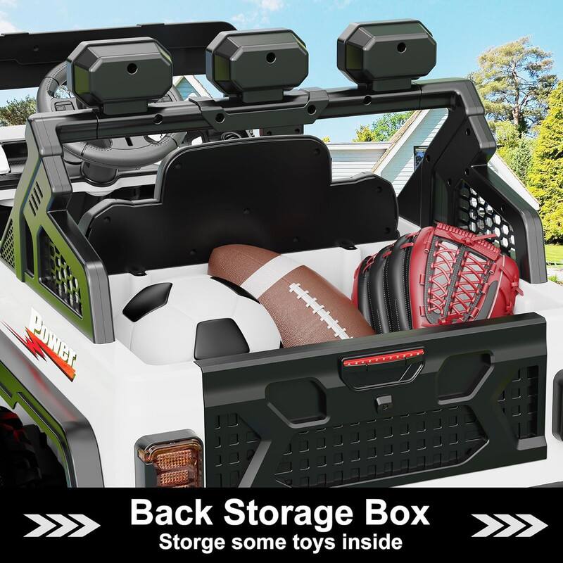 Back Storage Box  
Store some toys inside