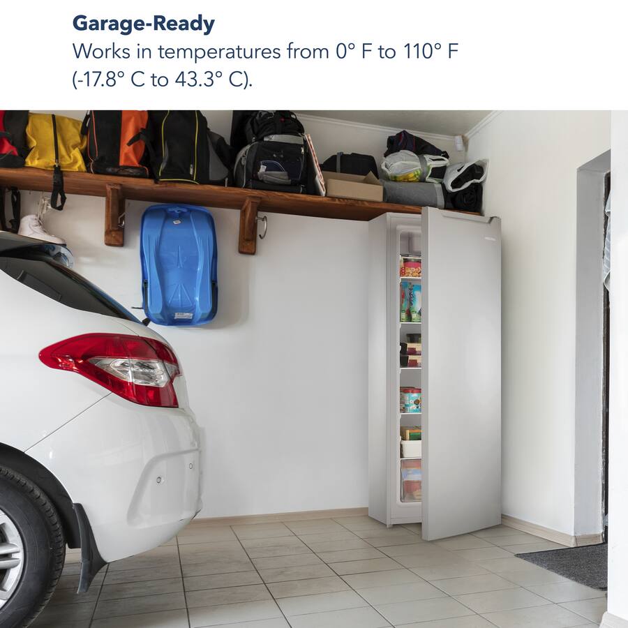 Insignia™ 7 Cu. Ft. Garage Ready Upright Convertible Freezer