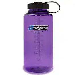 Nalgene - Sustain 32 oz. Wide Mouth Water Bottle - Purple/Black