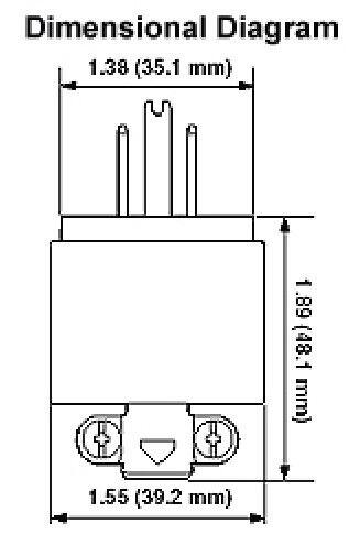 Dimensional Diagram

1.38 (35.1 mm)  
1.55 (39.2 mm)  
1.89 (48.1 mm)