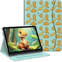 Kitcheniva - iPad Air 11 Inch M3 2025 Multi Angle Viewing Case For Air 5th 4th 10.9 Inch Dino Nuggets - Dino Blue