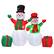 Alt View 16. Costway - 6Ft & 5Ft Christmas Inflatable Snowmen Blow Up Christmas Decoration - Multicolor.