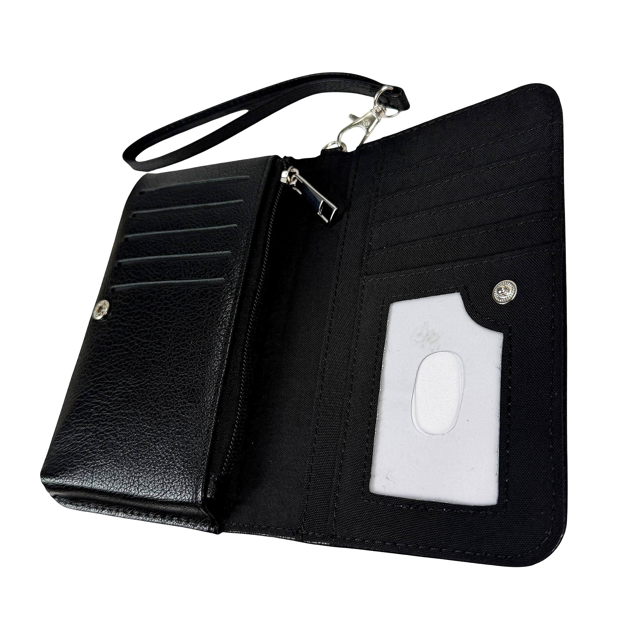 Alt View 4. Things2Die4 - Womens Bifold Wallet Wizard of Oz Book Wristlet RFID Vinyl 7 X 4.25 In - Brown.