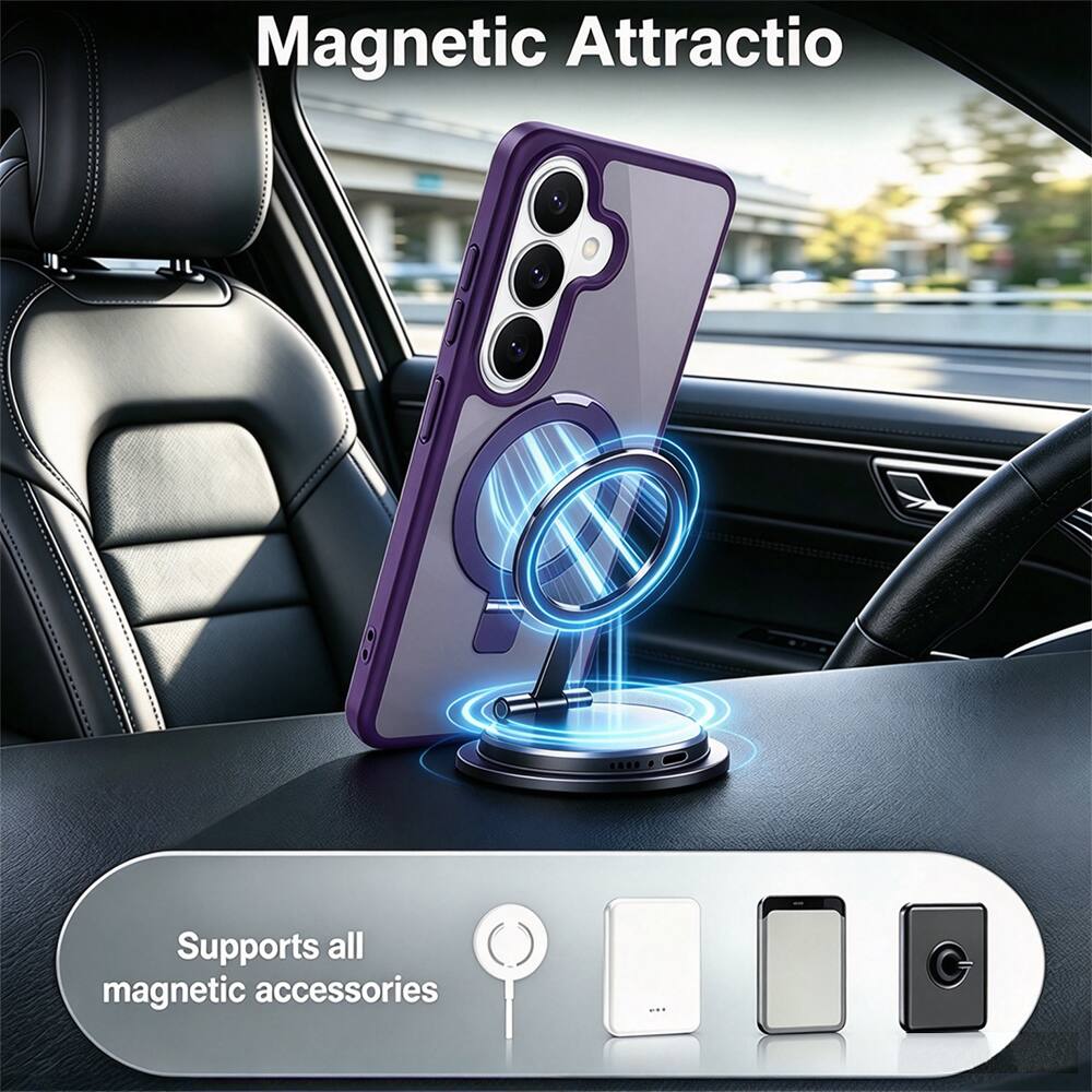 Magnetic Attraction  
Supports all magnetic accessories