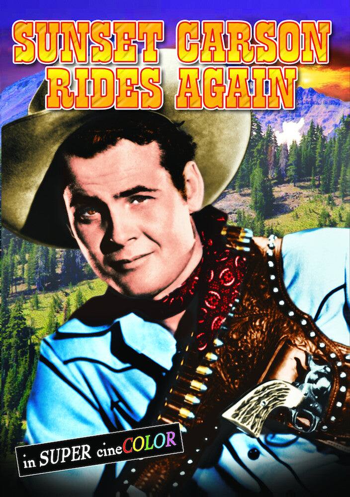 Front. Sunset Carson Rides Again - DVD.