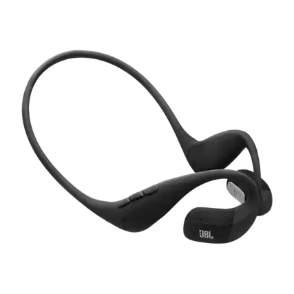 Front. JBL - Endurance Pace - Open-Ear Sport Bluetooth Wireless Headphones - 2026 - Black / Gray.