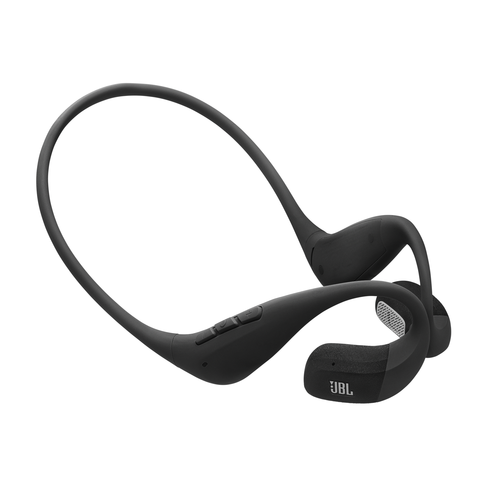 Front. JBL - Endurance Pace - Open-Ear Sport Bluetooth Wireless Headphones - 2026 - Black / Gray.
