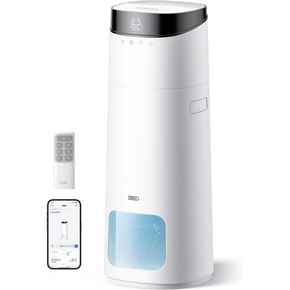 MOSZAR LLC - 16 L Smart Humidifier – 1000 ft², 130 H Runtime, App/Remote/Voice Control