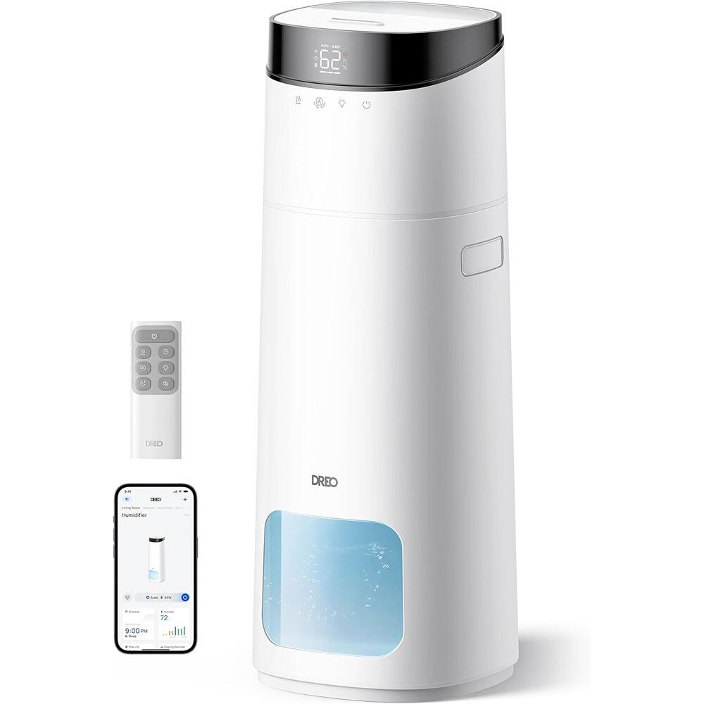 MOSZAR LLC - 16 L Smart Humidifier – 1000 ft², 130 H Runtime, App/Remote/Voice Control
