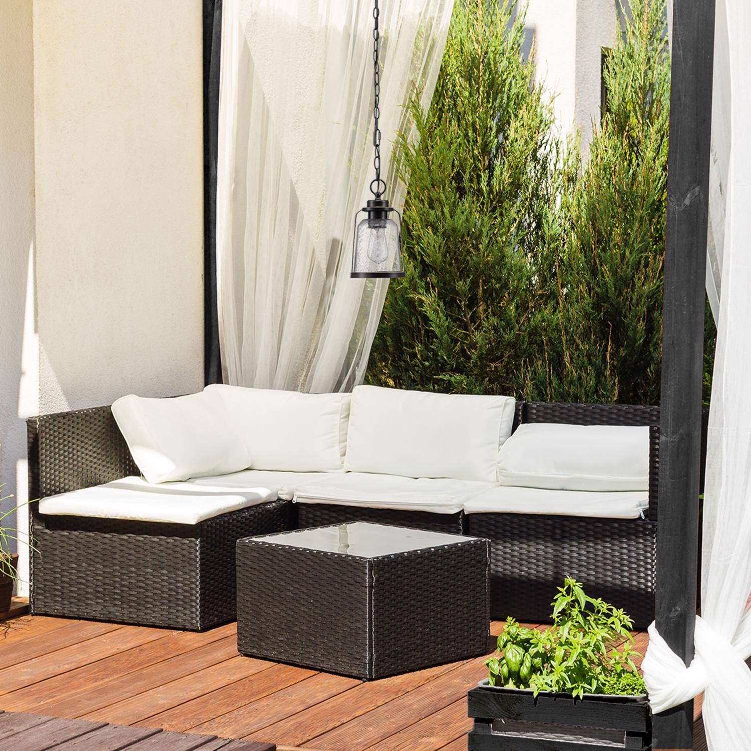 Alt View 1. Globe Electric - Globe Electric Roth Oil Rubbed Bronze Bronze 1 lights Pendant Light.