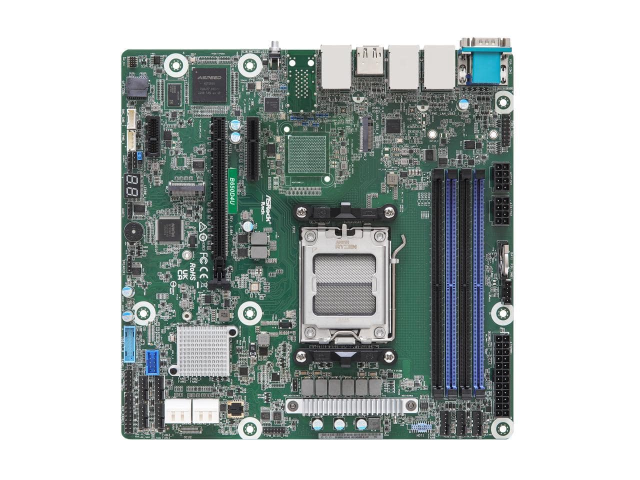 ASRock - Rack Micro-ATX Server Motherboard Single Socket AMD Ryzen 7000 Series Processors (LGA 1718) price history on PriceWatchPro