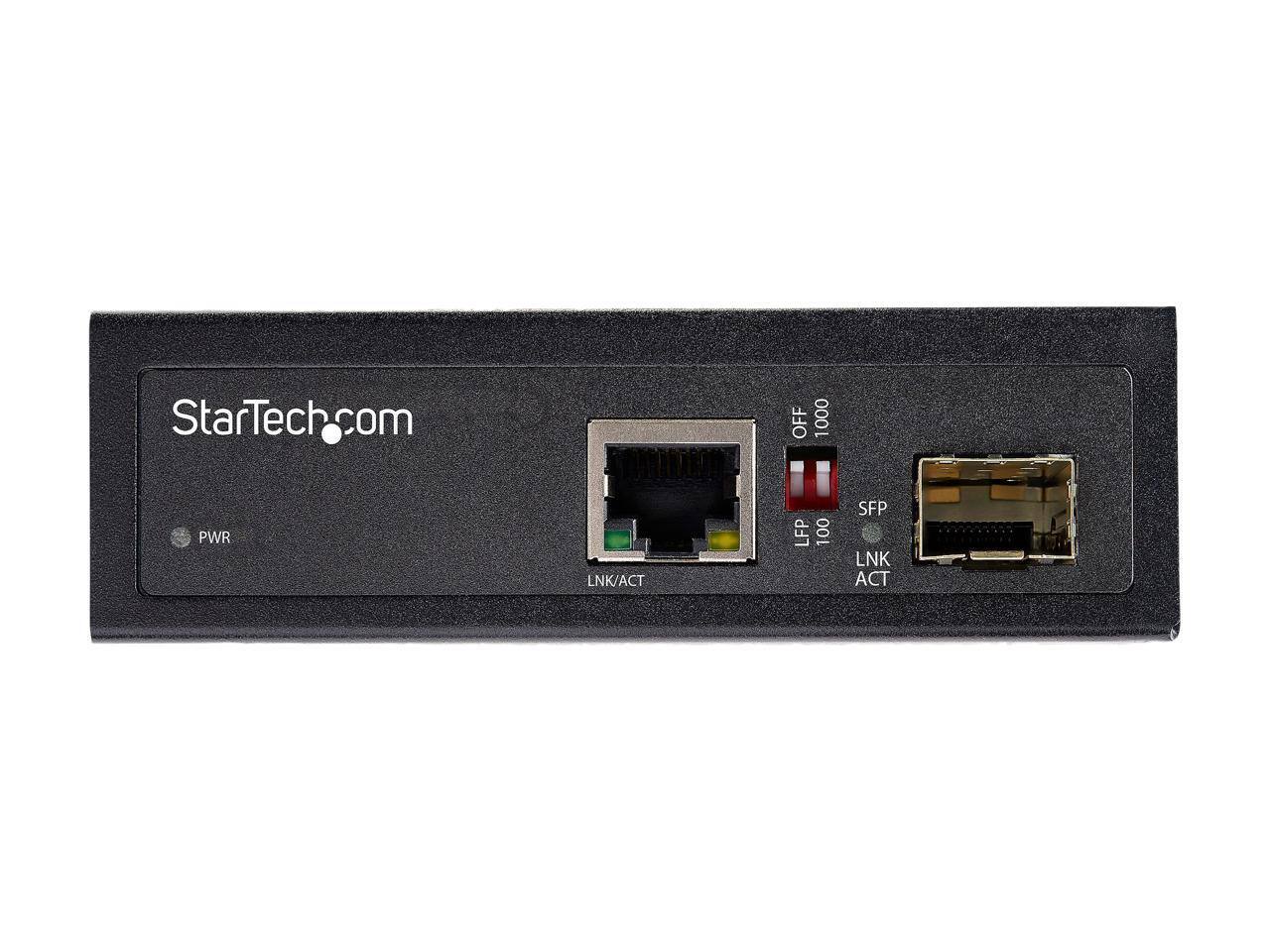 StarTech.com  
OFF 1000  
PWR  
LNK/ACT  
LFP 100  
SFP LNK ACT