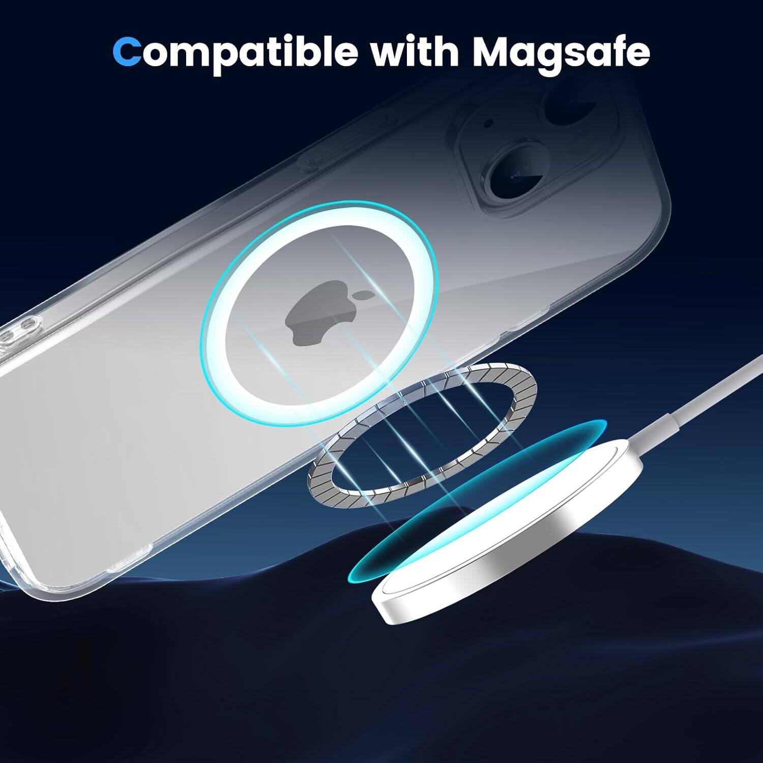 Entronix [Magnetic] Case Compatible with iPhone 13 Mini [Hard Back