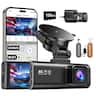 REDTIGER - 4K/2.5K HD Dash Cam , WDR , Night Vision , 64GB Card , & HW kit - Black
