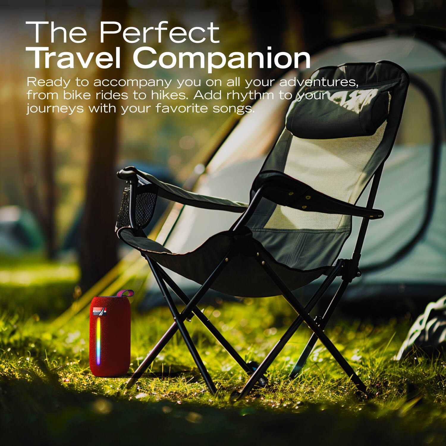 The Perfect Travel Companion

Ready to accompany you on all your adventures, from bike rides to hikes. Add rhythm to your journeys with your favorite songs.