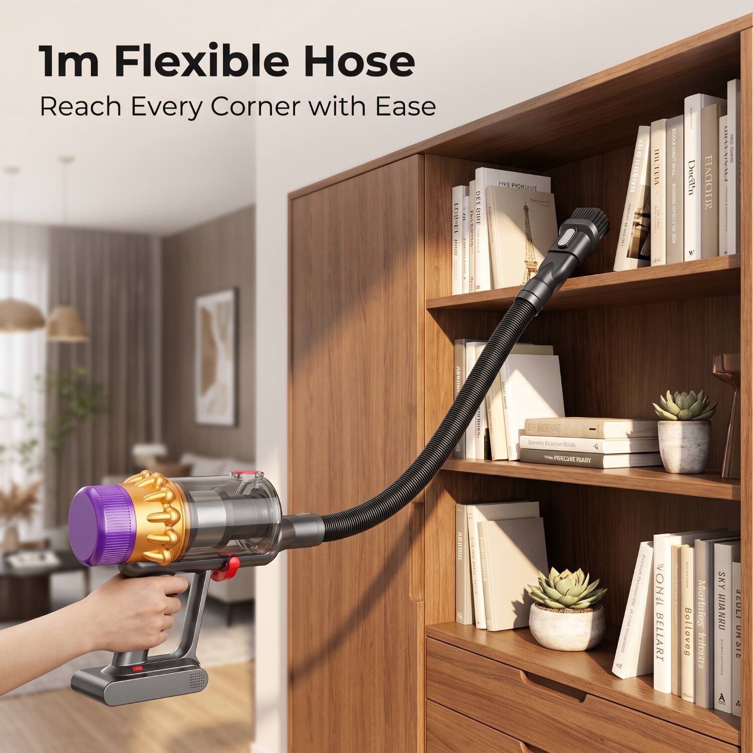 1m Flexible Hose Reach Every Corner with Ease