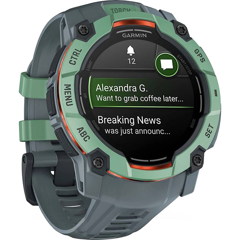 Garmin Instinct 3 50 mm GPS Smartwatch AMOLED Neo Tropic + 2Yr