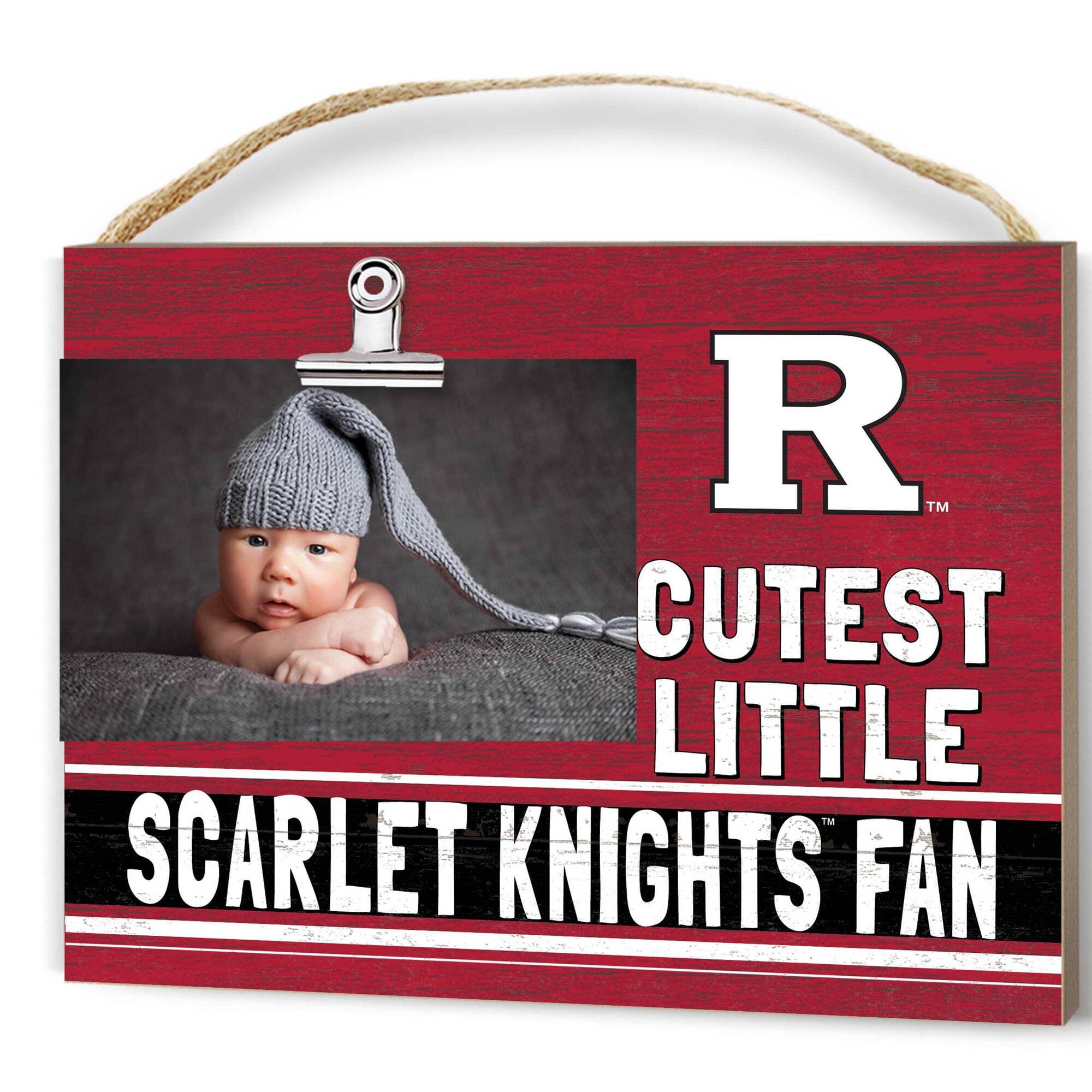 Rutgers Scarlet Knights 8'" x 10" Cutest Little Team Logo Clip Photo Frame