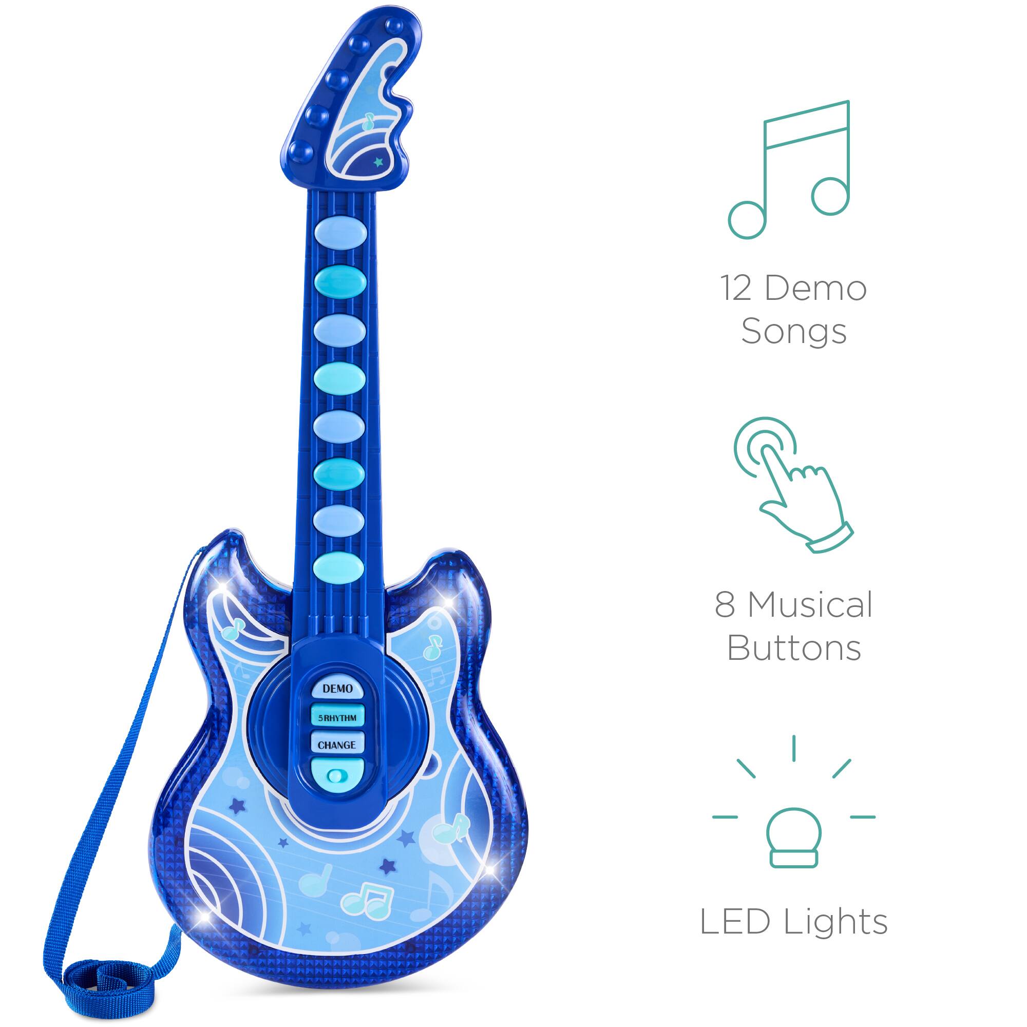 12 Demo Songs  
8 Musical Buttons  
LED Lights
