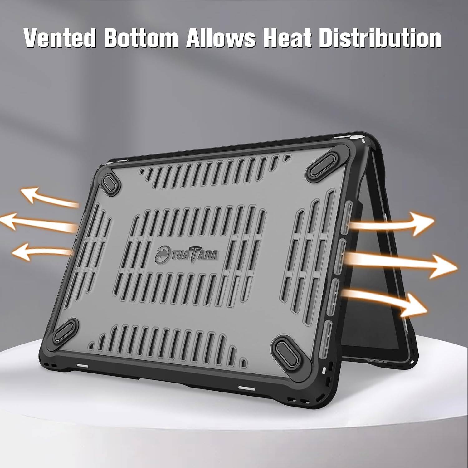 Vented Bottom Allows Heat Distribution  
TUA TUATARA