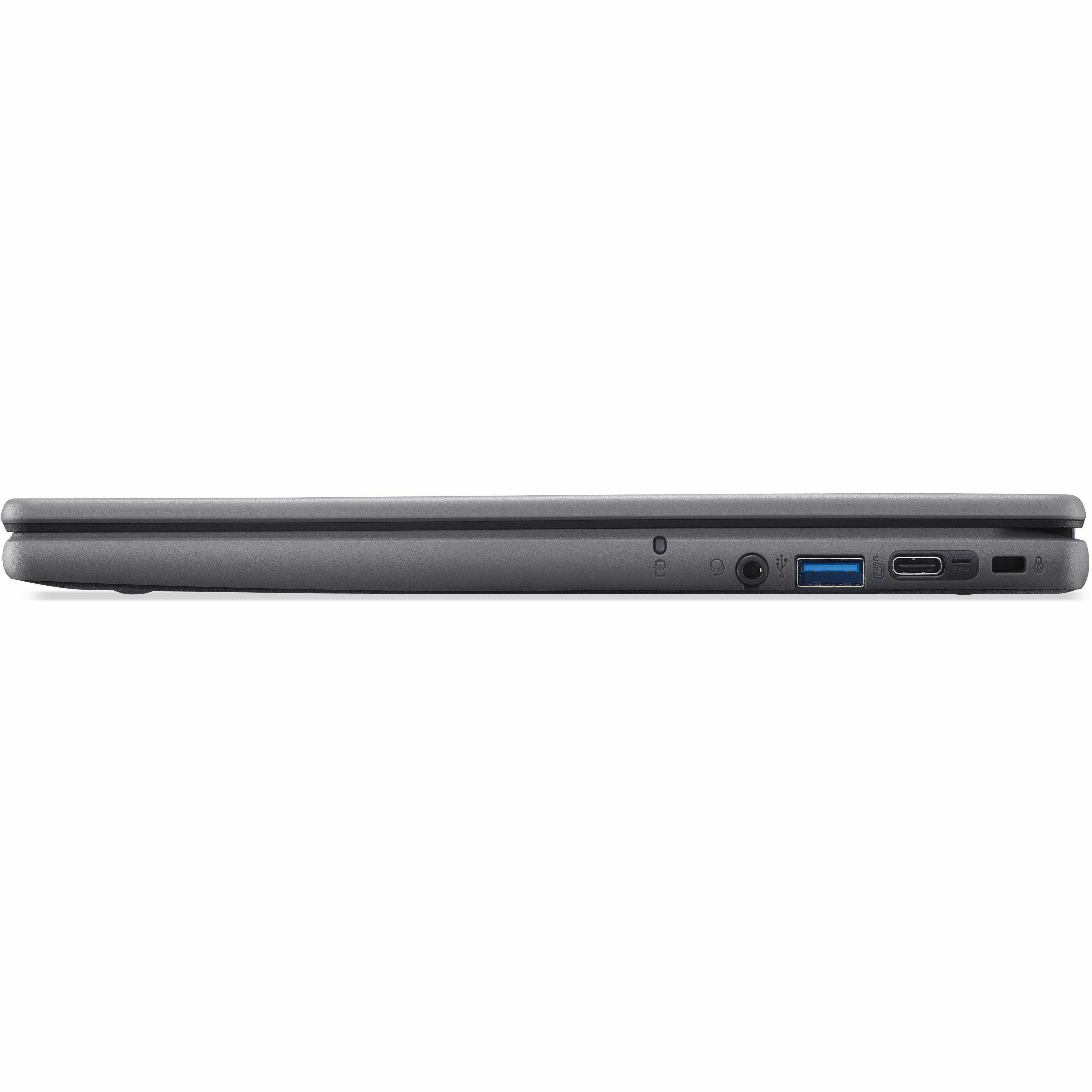 Alt View 7. Acer - Acer Chromebook Spin 512 R857T R857T-C54W 12.2" Touchscreen Convertible 2 in 1 Chromebook - WUXGA - 60 Hz - Intel - Black.