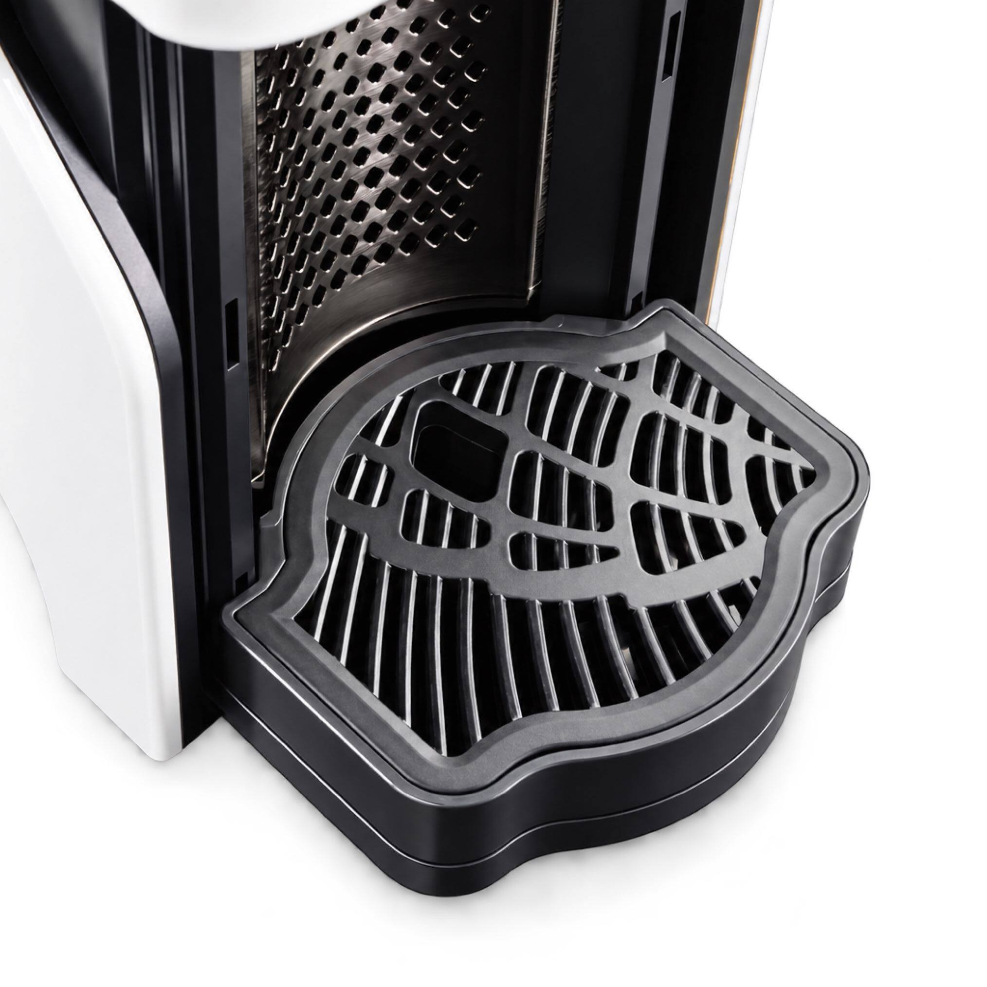 Alt View 3. Milton Coffee Co. - Stainless Steel Brew Path, Compatible with Nespresso OriginalLine Capsules, cup warming tray, low noise, 19 bar motor - White.