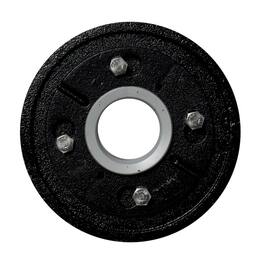 Alfi - Cast Iron Shower Drain Base with Rubber Fitting - Black