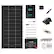 Front. Renogy - Mountable Solar Panel Kit (100W Panel, 50ah Lithium Ion Battery & Accy's) - Black.