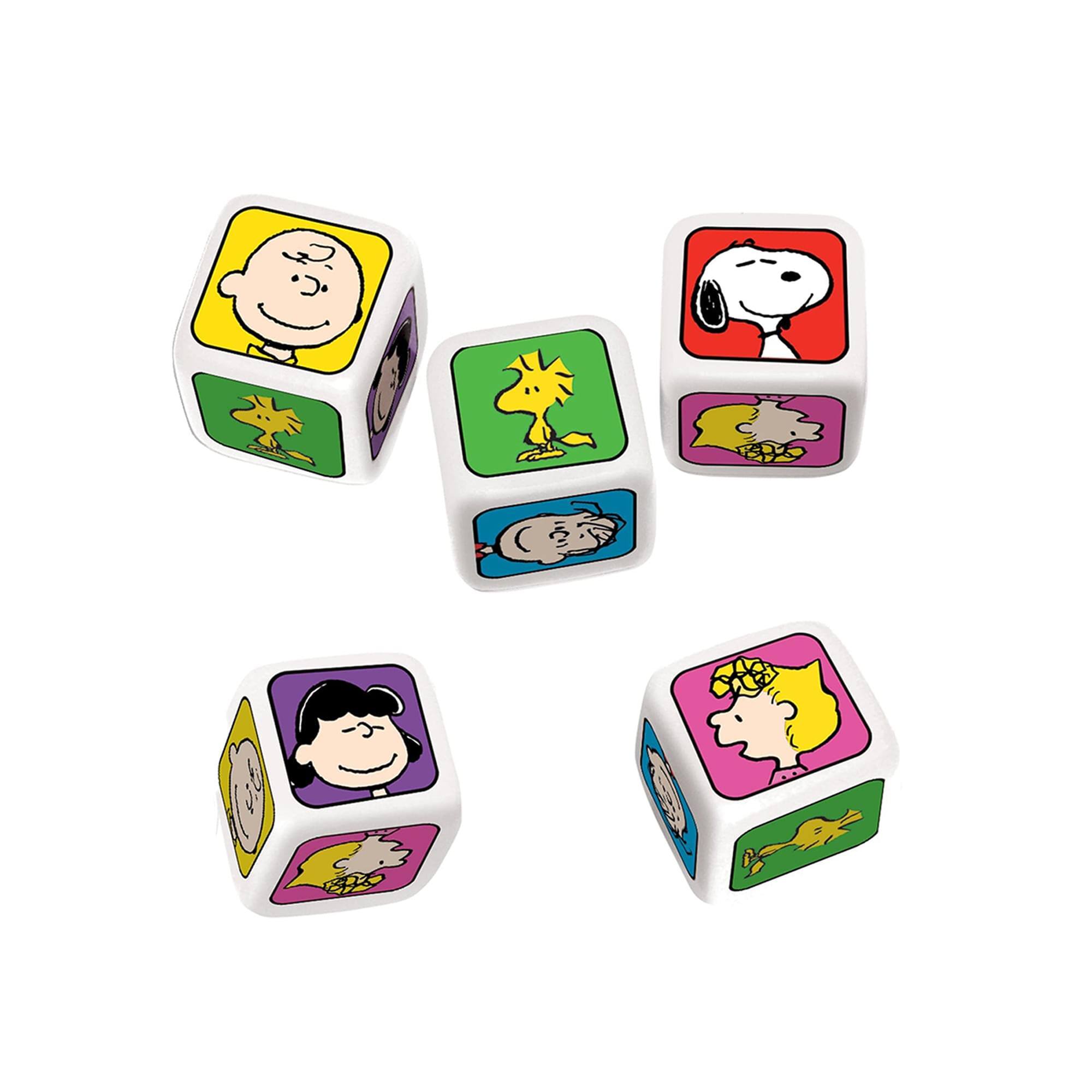 Alt View 1. Peanuts - Peanuts Roll Call Dice Game - Multi-Colored.