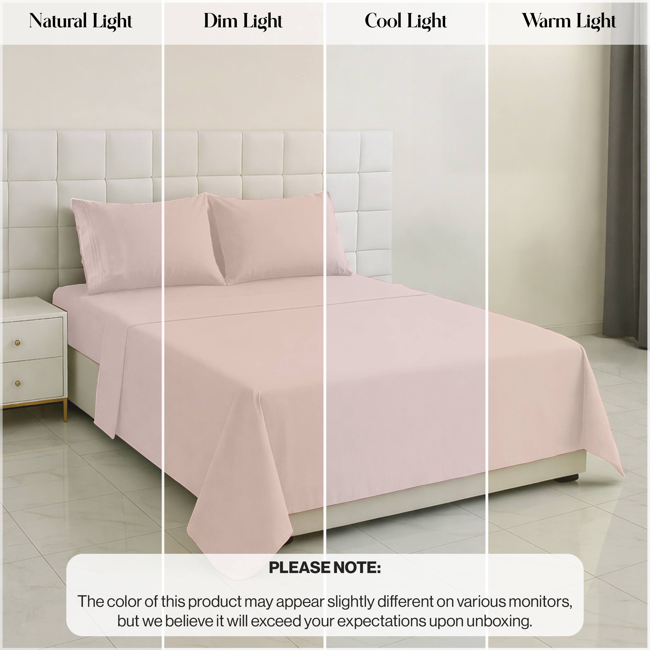 Natural Light  
Dim Light  
Cool Light  
Warm Light  

PLEASE NOTE:  
The color of this product may appear slightly different on various monitors, but we believe it will exceed your expectations upon unboxing.