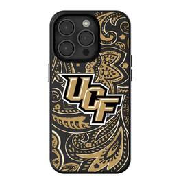 Keyscaper - NCAA - UCF Knights Paisley iPhone Magnetic Bump Case - 13 - Black