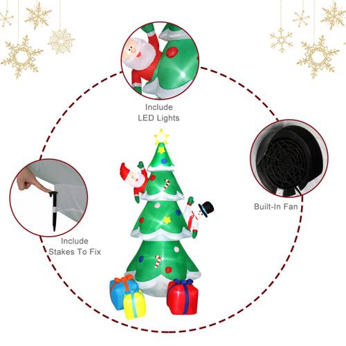 Include LED Lights  
Built-In Fan  
Include Stakes To Fix