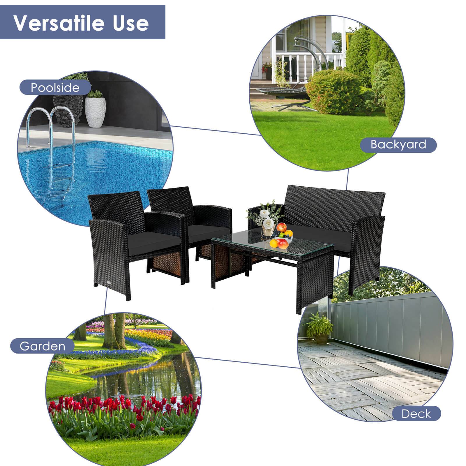 Versatile Use

- Poolsideside
- Backyard
- Garden
- Deck