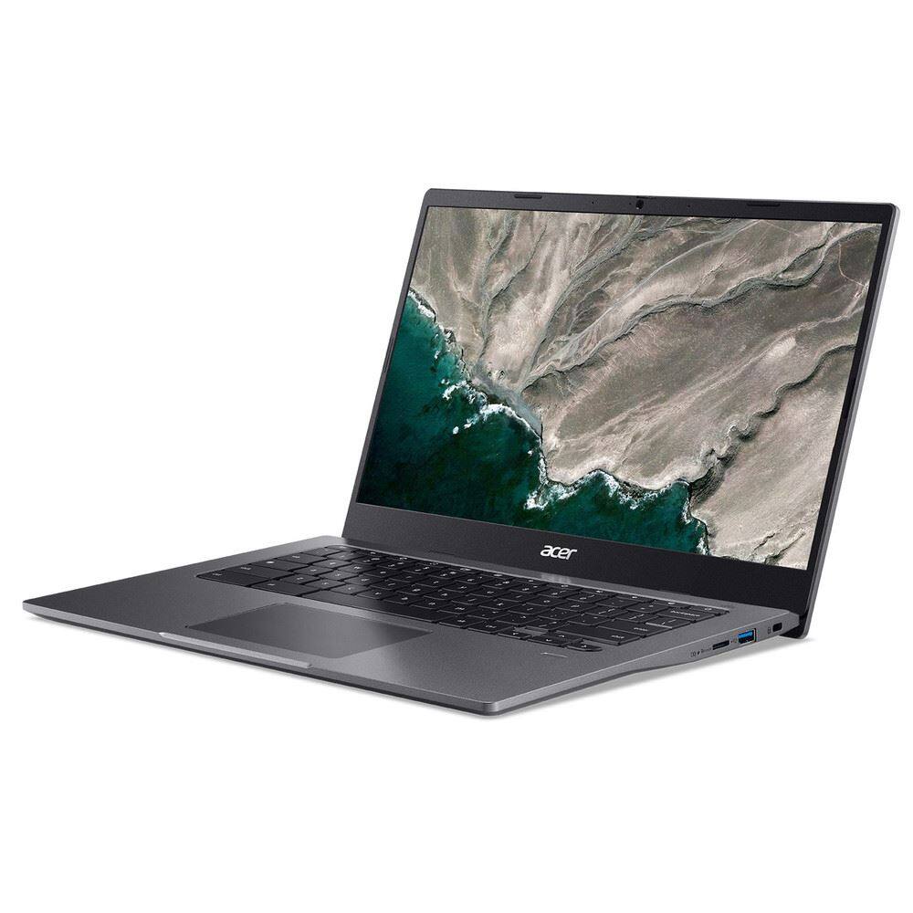 Left. Acer - Chromebook 514 CB514-1W-5280 14" Chromebook Intel Core i5-1135G7 2.4GHz 8GB RAM 128GB SSD ChromeOS - Gray.
