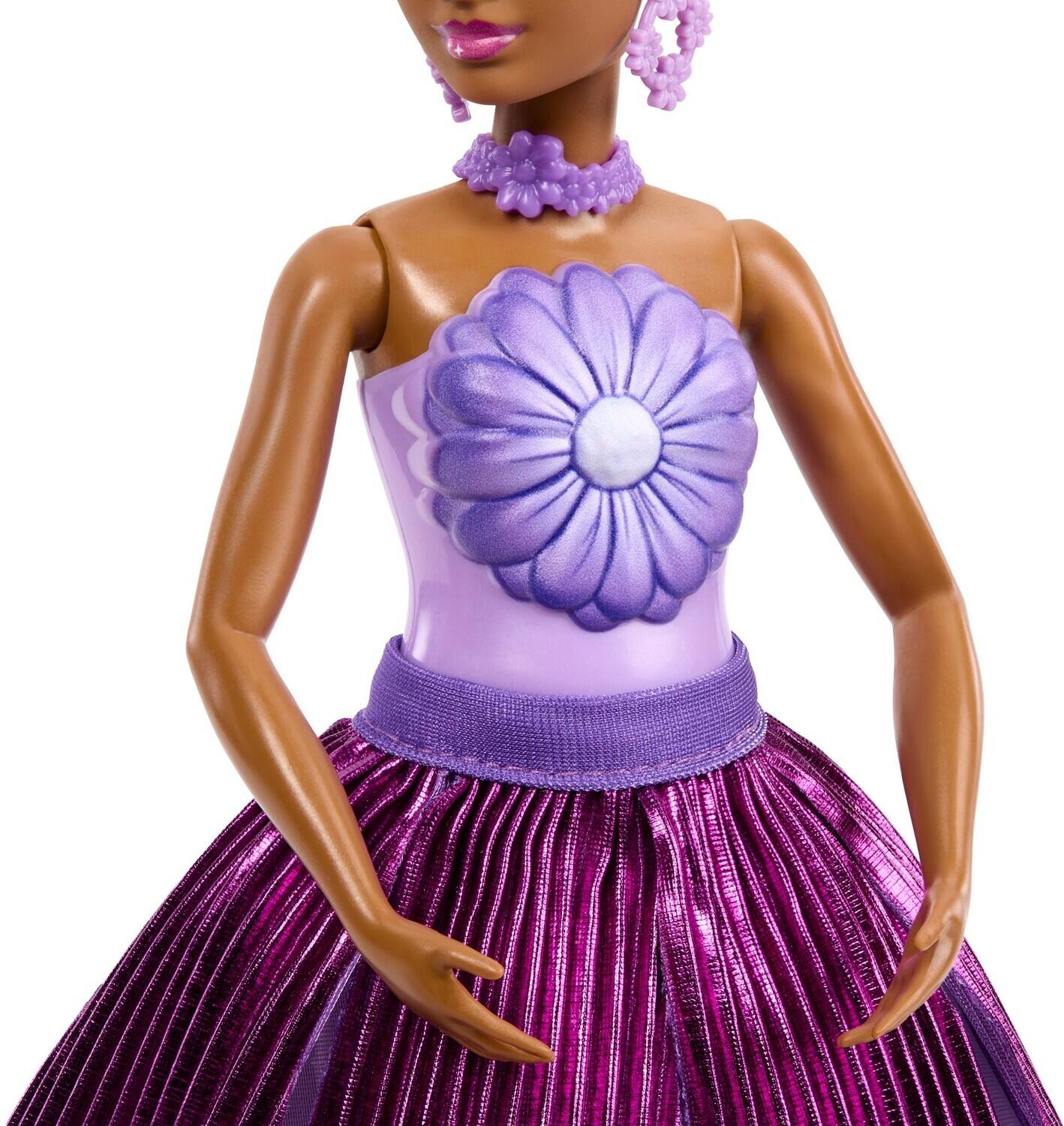 Alt View 4. Mattel - Barbie Petal Pop Doll & Bunny, Purple   - COLLECTIBLES - Multicolor.