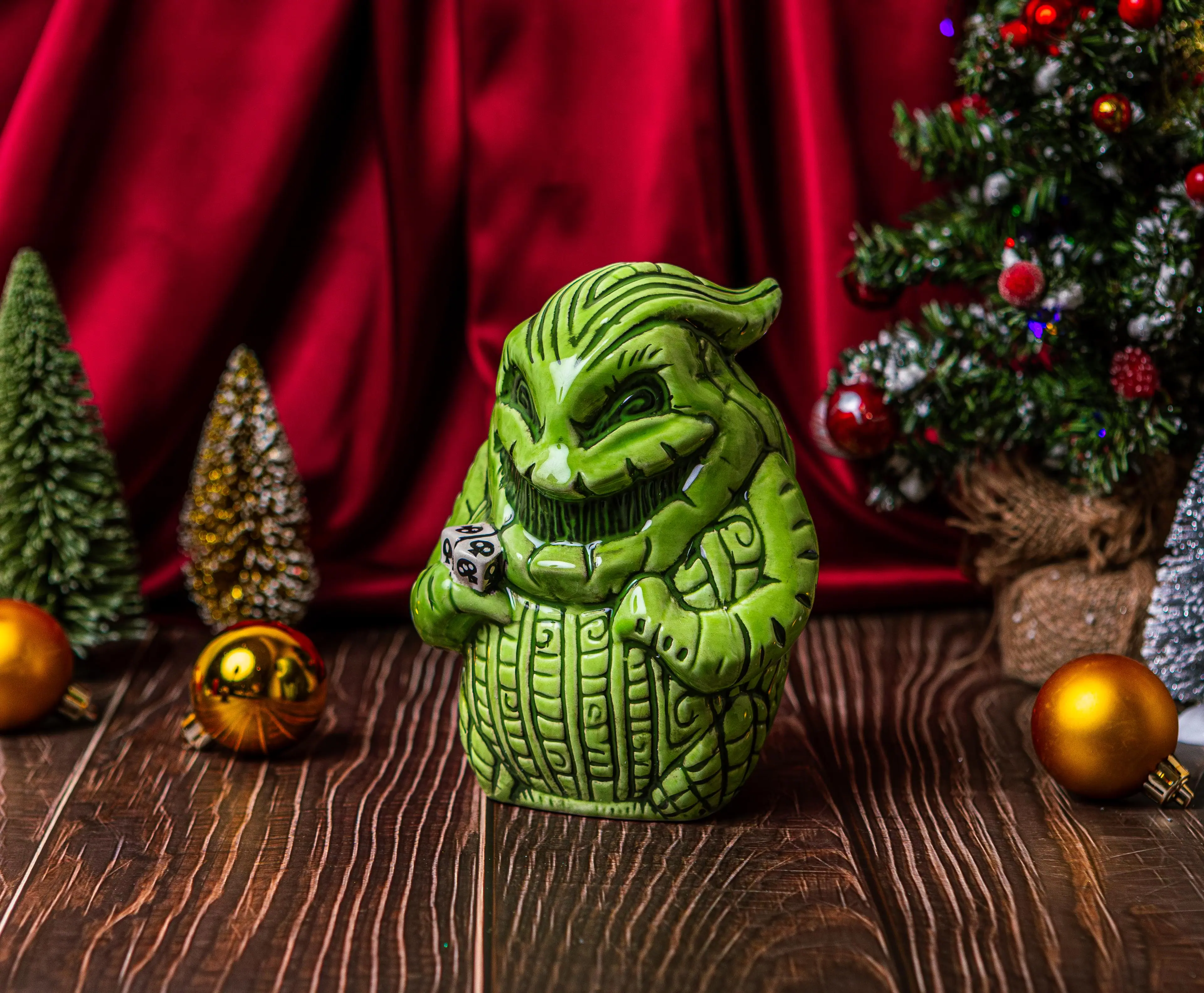 Alt View 2. Disney - Geeki Tikis Disney The Nightmare Before Christmas Oogie Boogie Ceramic Mug - Green.