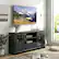 Alt View 2. Gymax - Gymax Farmhouse TV Stand for TVs up to 70'' Media Center w/ Glass Doors Cubbies & Drawer - Black.